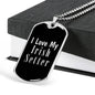 Love My Irish Setter v3 - Luxury Dog Tag Necklace