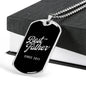 Best Father Since 2011 v3 - Luxury Dog Tag Necklace