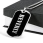 Beverly v01s - Luxury Dog Tag Necklace