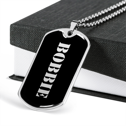 Bobbie v2 - Luxury Dog Tag Necklace
