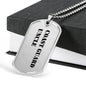 Coast Guard Uncle - Luxury Dog Tag Necklace
