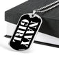 Navy Girl v3 - Luxury Dog Tag Necklace