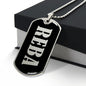 Reba v02 - Luxury Dog Tag Necklace