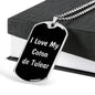 Love My Coton de Tulear v5 - Luxury Dog Tag Necklace