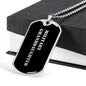 Military Granddaughter v2 - Luxury Dog Tag Necklace