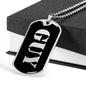 Guy v3 - Luxury Dog Tag Necklace