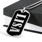 Lisa v01s - Luxury Dog Tag Necklace