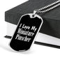 Love My Miniature Pinscher v2 - Luxury Dog Tag Necklace