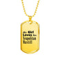 Neapolitan Mastiff - 18k Gold Finished Luxury Dog Tag Necklace
