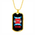 Dad Bod Lifting Team - 18k Gold Finished Luxury Dog Tag Necklace