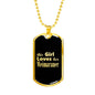 Weimaraner v2 - 18k Gold Finished Luxury Dog Tag Necklace