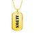Alton - 18k Gold Finished Luxury Dog Tag Necklace