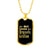 Brussels Griffon v2 - 18k Gold Finished Luxury Dog Tag Necklace