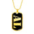 Al v2 - 18k Gold Finished Luxury Dog Tag Necklace
