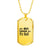 Pit Bull - 18k Gold Finished Luxury Dog Tag Necklace