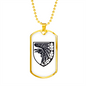 93rd Mechanized Brigade (Ukraine) v2 - 18k Gold Finished Luxury Dog Tag Necklace