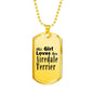 Airedale Terrier - 18k Gold Finished Luxury Dog Tag Necklace