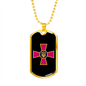 Ukrainian Armed Forces - 18k Gold Finished Luxury Dog Tag Necklace