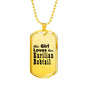 Kurilian Bobtail - 18k Gold Finished Luxury Dog Tag Necklace