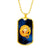 Zodiac Sign Virgo - 18k Gold Finished Luxury Dog Tag Necklace