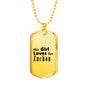 Zuchon - 18k Gold Finished Luxury Dog Tag Necklace