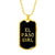 El Paso Girl v2 - 18k Gold Finished Luxury Dog Tag Necklace