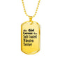 Soft Coated Wheaten Terrier - 18k Gold Finished Luxury Dog Tag Necklace
