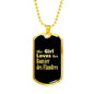 Bouvier des Flandres v2 - 18k Gold Finished Luxury Dog Tag Necklace