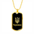 Chernivtsi v2 - 18k Gold Finished Luxury Dog Tag Necklace