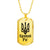 Kryvyi Rih - 18k Gold Finished Luxury Dog Tag Necklace