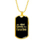Cavachon v2 - 18k Gold Finished Luxury Dog Tag Necklace