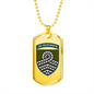 59th Motorized Infantry Brigade (Ukraine) - 18k Gold Finished Luxury Dog Tag Necklace