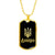 Dnipro v2 - 18k Gold Finished Luxury Dog Tag Necklace