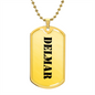 Delmar - 18k Gold Finished Luxury Dog Tag Necklace