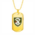12th Army Aviation Brigade (Ukraine) - 18k Gold Finished Luxury Dog Tag Necklace