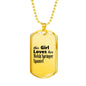 Welsh Springer Spaniel - 18k Gold Finished Luxury Dog Tag Necklace