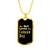 Canaan Dog v2 - 18k Gold Finished Luxury Dog Tag Necklace