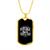 Vintage Aged To Perfection - 18k Gold Finished Luxury Dog Tag Necklace