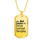 Polish Lowland Sheepdog - 18k Gold Finished Luxury Dog Tag Necklace