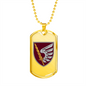 79th Air Assault Brigade (Ukraine) - 18k Gold Finished Luxury Dog Tag Necklace