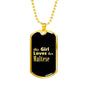 Maltese v2 - 18k Gold Finished Luxury Dog Tag Necklace