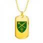 Operational Command North (Ukraine) - 18k Gold Finished Luxury Dog Tag Necklace