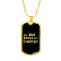 Leonberger v2 - 18k Gold Finished Luxury Dog Tag Necklace