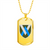 11th Army Aviation Brigade (Ukraine) - 18k Gold Finished Luxury Dog Tag Necklace