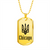 Chicago - 18k Gold Finished Luxury Dog Tag Necklace