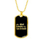 Saint Berdoodle v2 - 18k Gold Finished Luxury Dog Tag Necklace