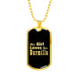 Burmilla v2 - 18k Gold Finished Luxury Dog Tag Necklace
