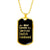 American English Coonhound v2 - 18k Gold Finished Luxury Dog Tag Necklace