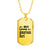 American Curl - 18k Gold Finished Luxury Dog Tag Necklace