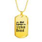 Afghan Hound - 18k Gold Finished Luxury Dog Tag Necklace